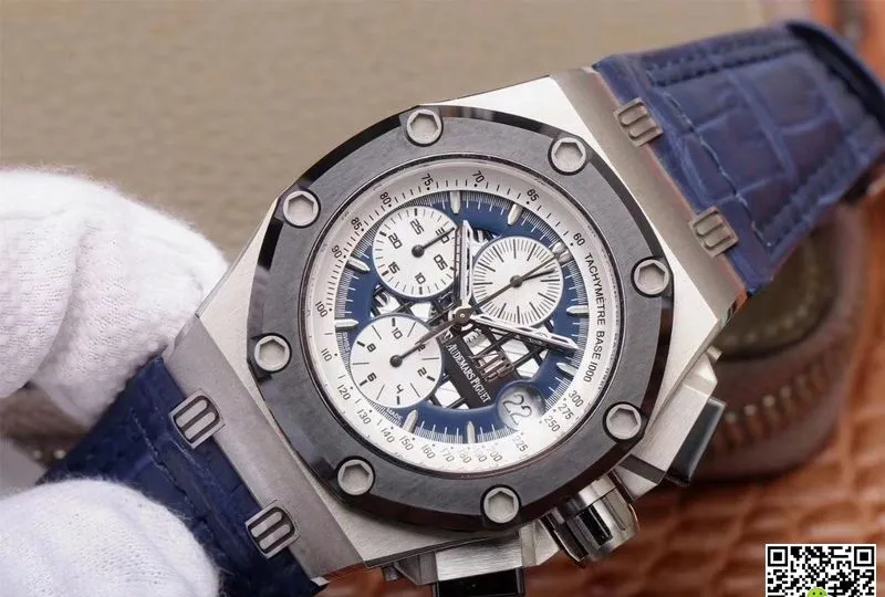 Audemars Piguet Royal Oak Offshore 26078PO.OO.D018CR.01 JF Factory 1:1 Best Edition Replica Watch Blue Strap